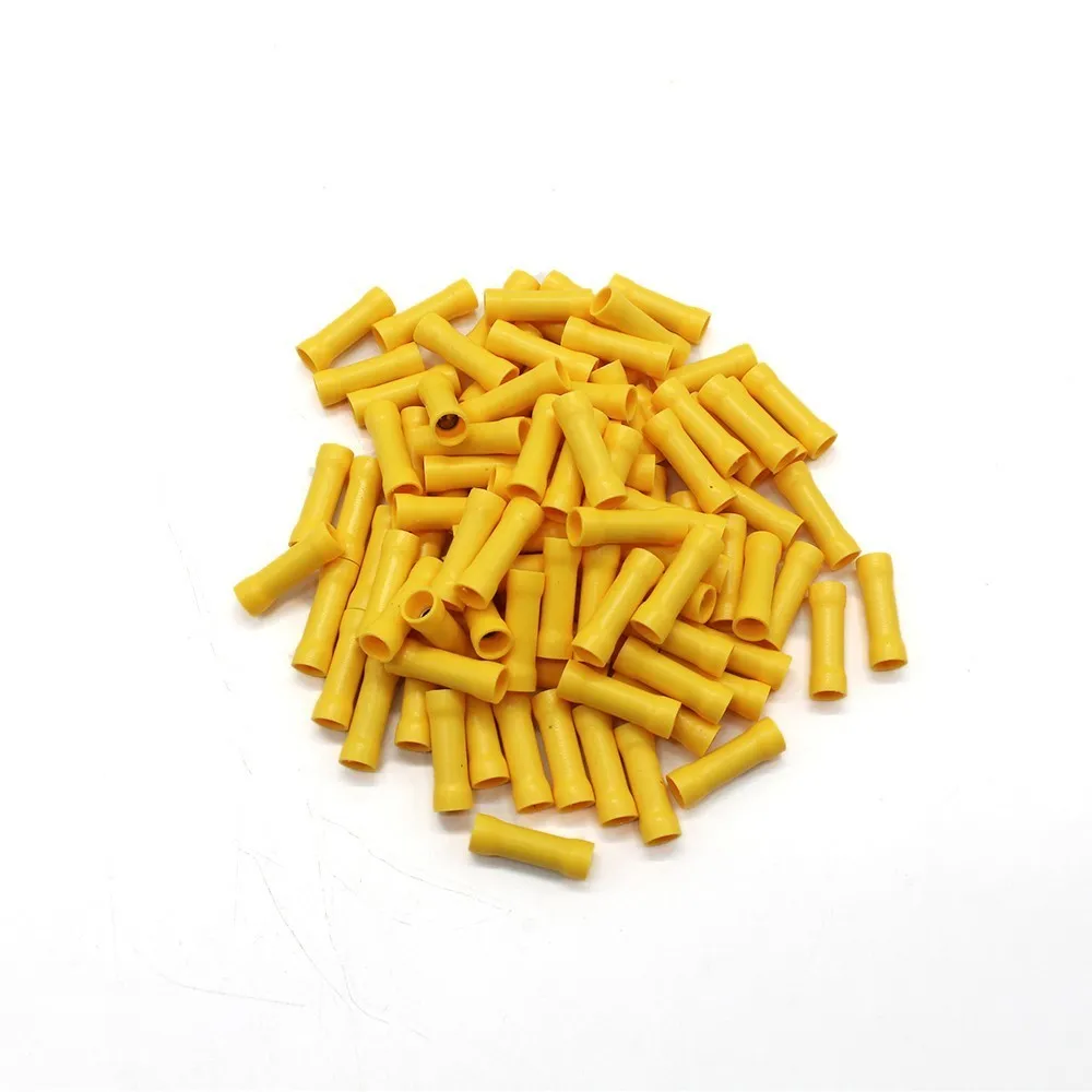 

50PCS BV5 BV5.5 Full Insulating Wire Connector,Cable Wire Splice Terminals,Joiner Crimp Electrical Fully Insulation BV 5 5.5