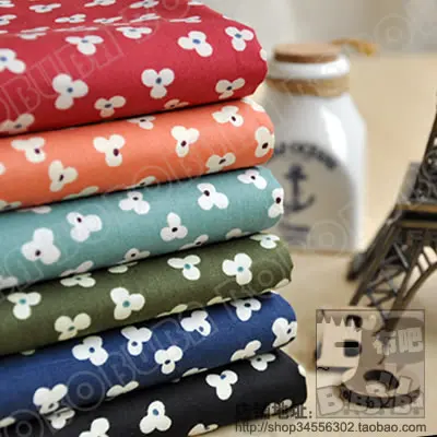 2016 Rushed Tulle Rolls Patchwork Fabric Tissus Fc080 Clover Cotton Prints Cloth Full Fabric Costumiers Poplin Handmade Diy