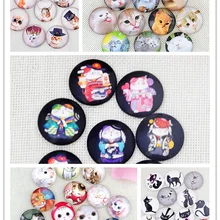 Самоклеящиеся разные разноцветные мозаичные стеклянные полукруглые/купольные кабошоны для изготовления ювелирных изделий