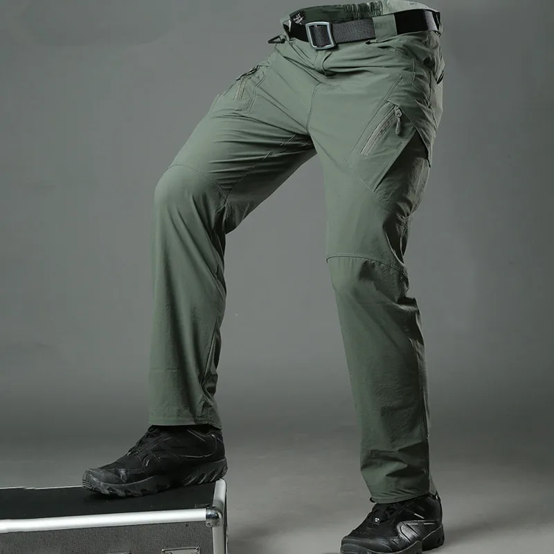 

New IX9 City Tactical Cargo Pants Men Combat Military Quick Dry Pants Pockets Stretch Paintball Military Casual Trousers
