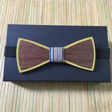 Новое поступление мужской галстук деревянный Bowknots Средства ухода за кожей шеи одежда личность жених свадьба лук Галстуки твердой древесины лук Галстуки галстук для мужские