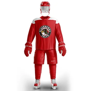 

JETS Free Shipping Vintage Ice Hockey Training Jerseys Set Print black hawks Logo Spot Cheap high quality H6100-14