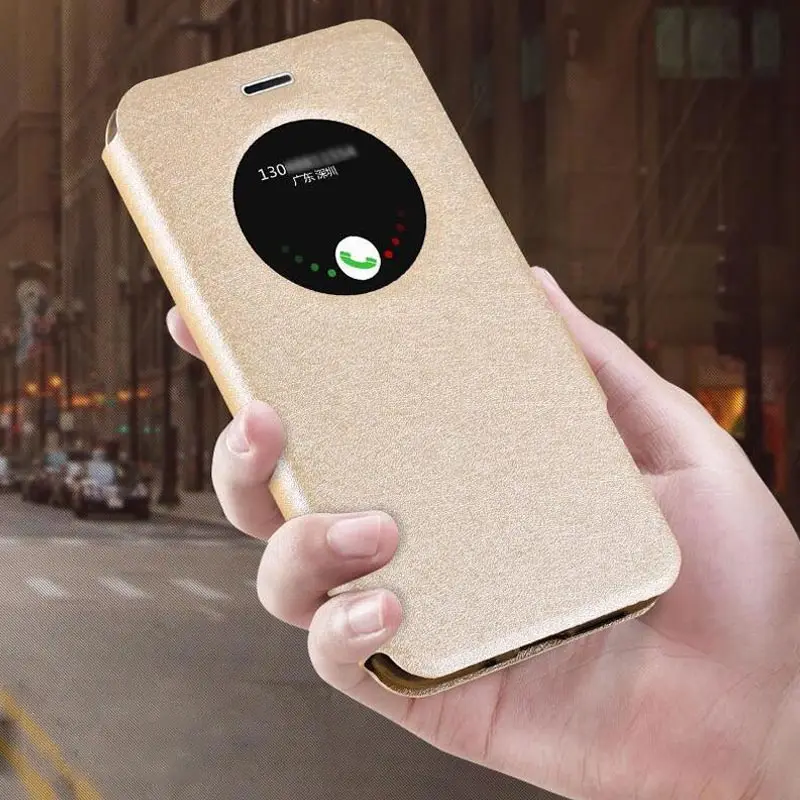 

Leather Case Lenovo ZUK Z2 Pro Case View Window Flip Stand Cover for Lenovo ZUK Z2 Z2 Plus Phone Cases Bag Z2121 Z2131 Fundas