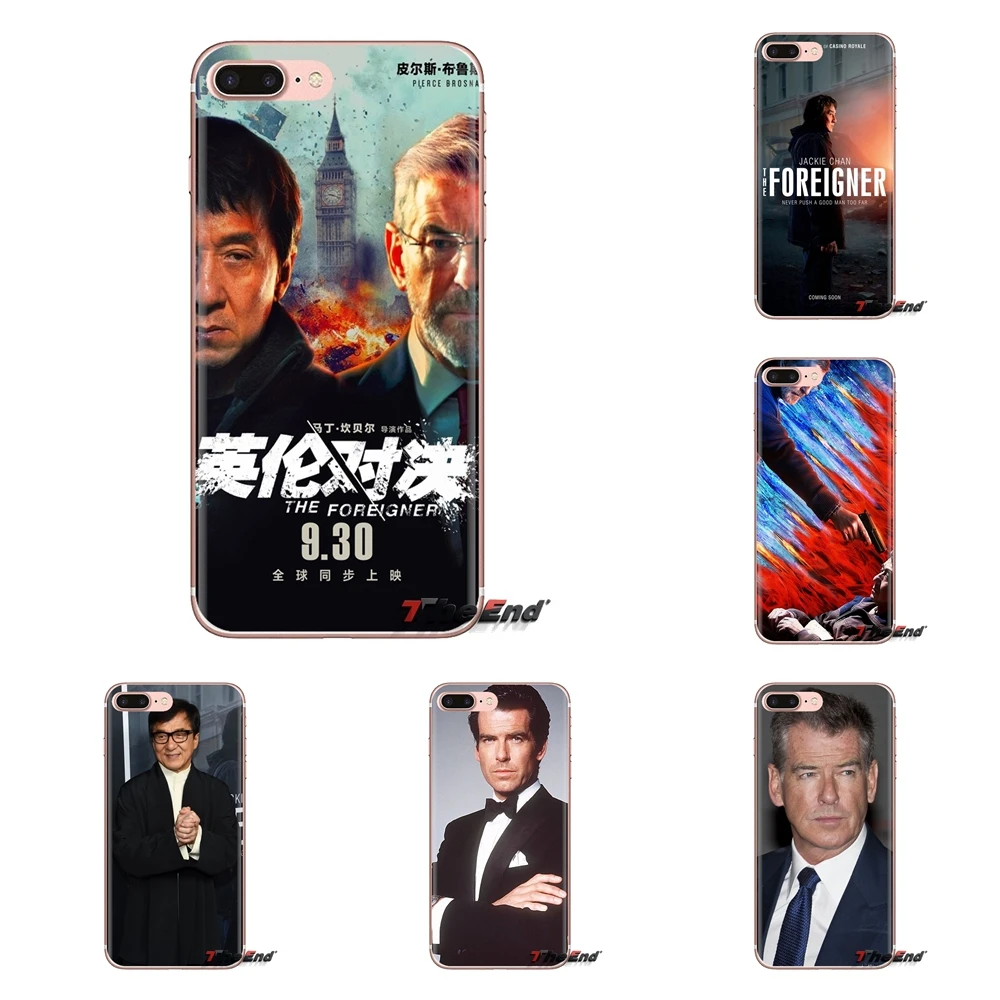 Jackie Chan Pierce Brosnan For Samsung Galaxy S3 S4 S5 Mini S6 S7 Edge S8 S9 S10 Plus Note 3 4 5 8 9 Transparent Soft Skin Case |
