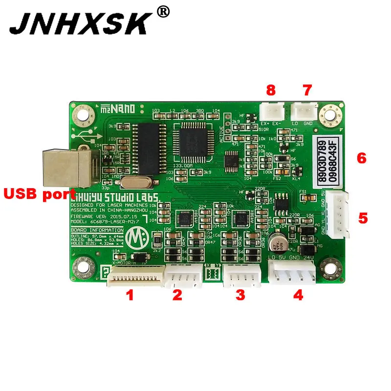 JNHXSK LIHUIYU M2 нано лазерный контроллер материнская основная плата + панель