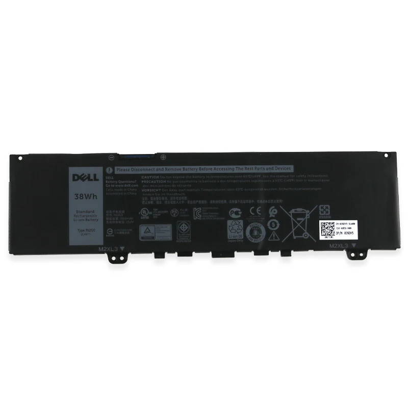 Оригинальный аккумулятор для ноутбука DELL Inspiron 13 5370 7370 7373 Vostro RPJC3 F62G0 11 4 в