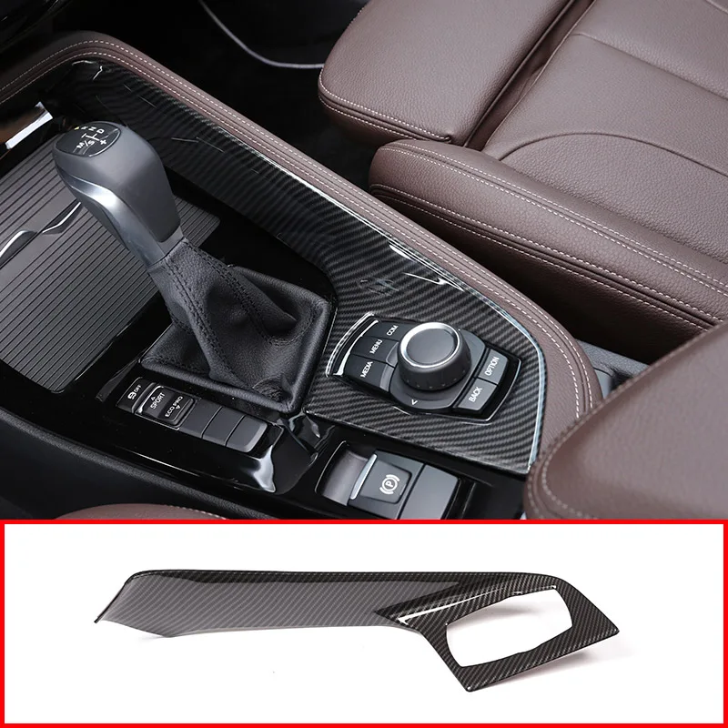 For BMW X1 f48 2016 2018 Car Accessories Carbon fiber Style ABS Plastic