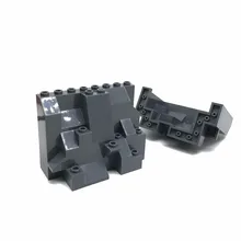 Горный кирпич 4x8x5 рок панель DIY строительный блок части Игрушки совместимы с другими брендами сборки частиц