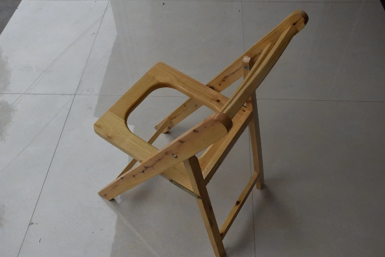 Портативный деревянный туалетный стул из цельного дерева, сиденье для унитаза для пожилых людей, медицинский комод 160 кг с подшипником