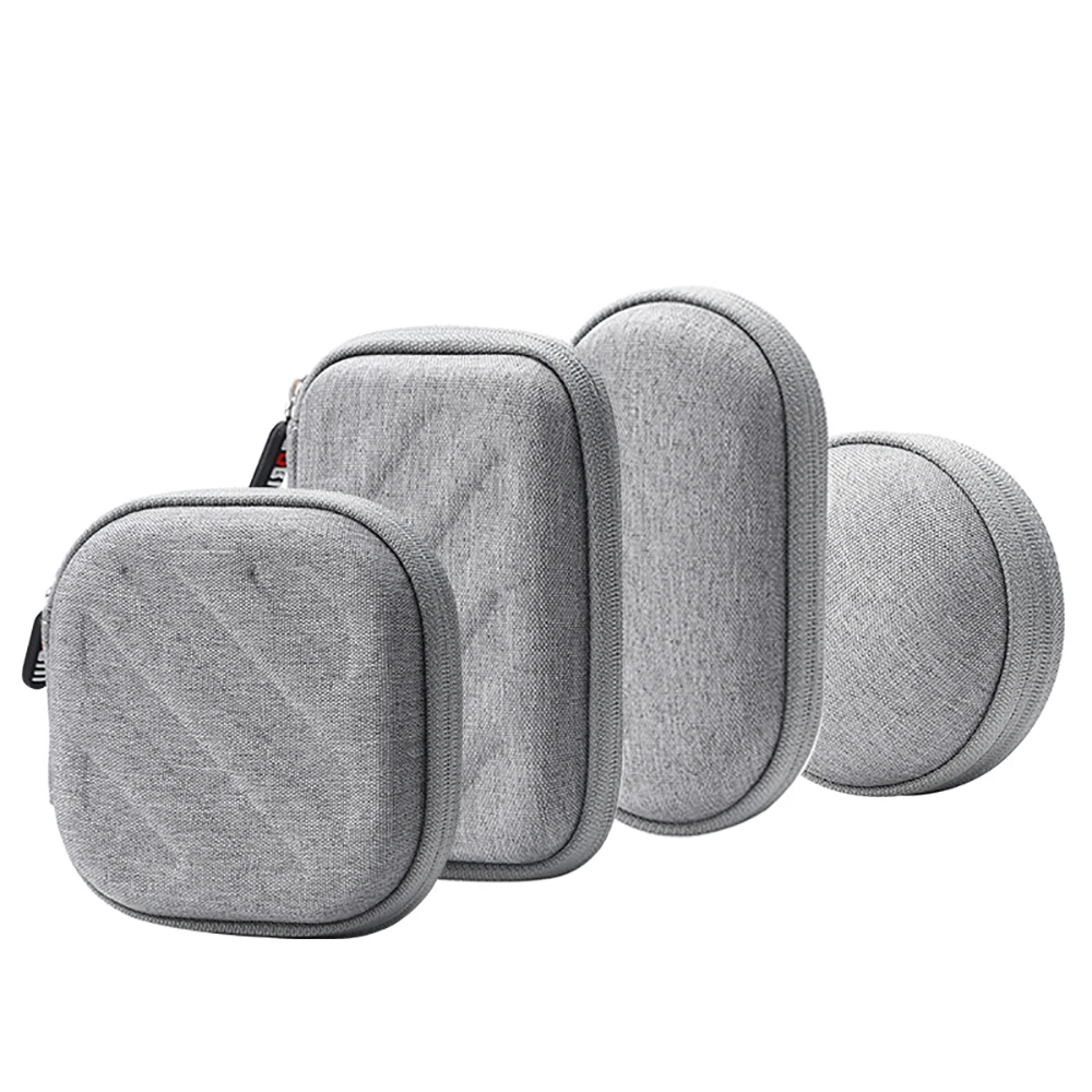 BUBM Portable Headphone Organizer, Mini Shockproof Carrying Pouch Bag for Wireless Earbuds Bluetooth Charger USB Flash Drive