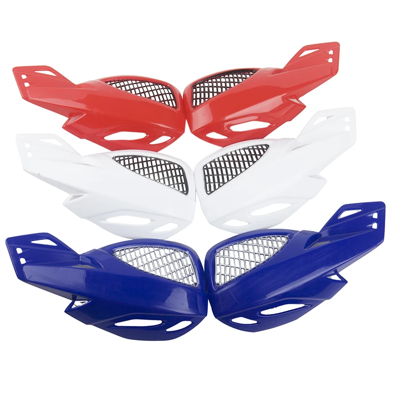

Hot sell Universal Motorcycle Handguards Motocross wind shield Handlebar Hand Guard Protectors Dirt Red/Blue/White Accessories