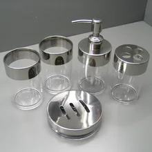 Акриловый набор для ванной из пяти предметов