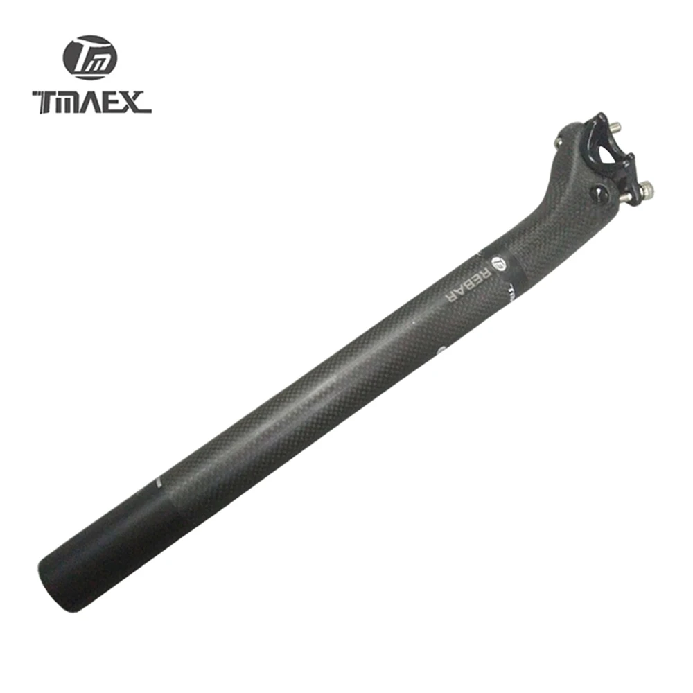 

TMAEX-3k Matte Carbon Seatpost Backward 25 Degrees Ultralight Road Bike Seatpost Mountain Bicycle Seat Post 27.2/30.8/31.6mm