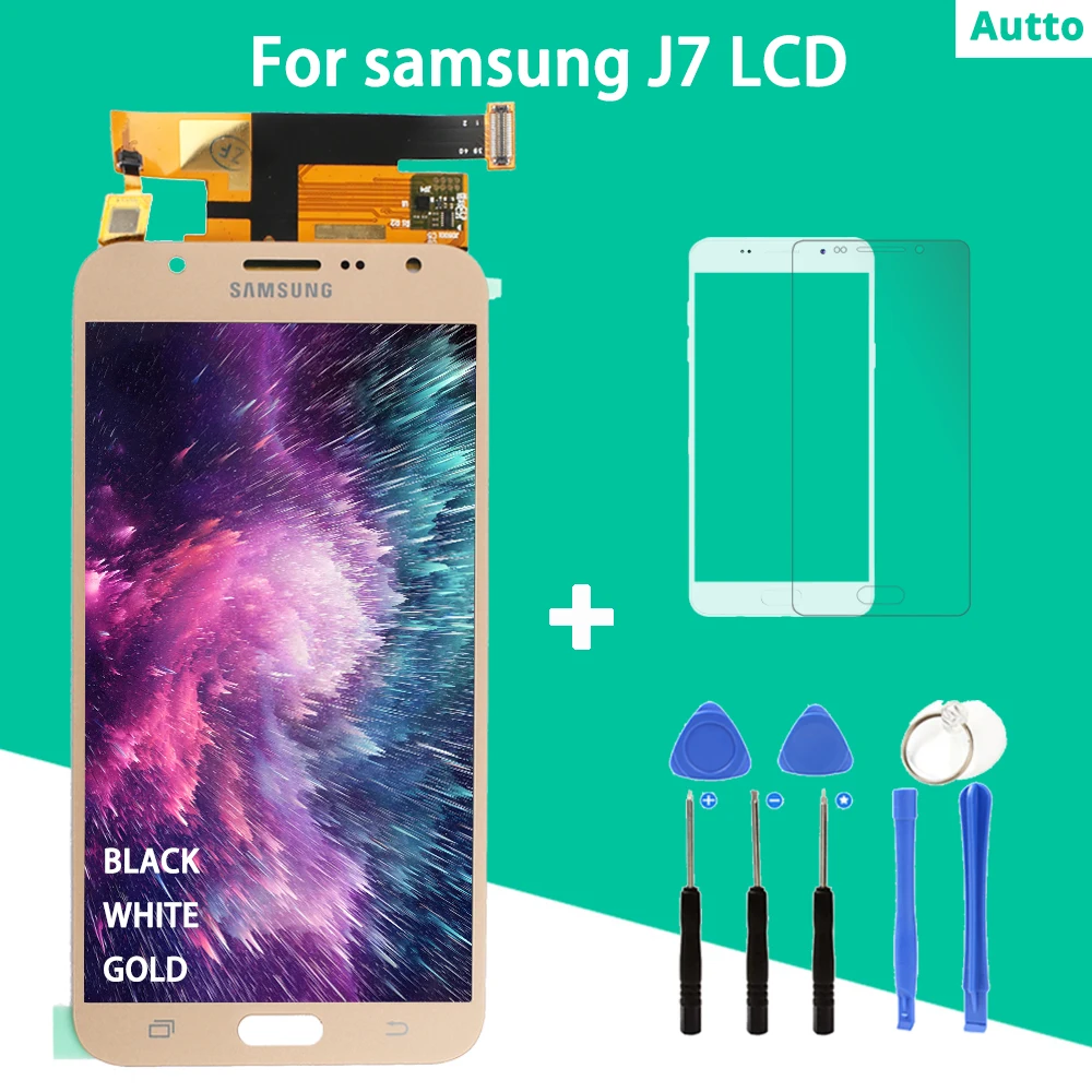 

5.5" LCD For sAMSUNG Galaxy J7 2015 J700 LCD Display Touch Screen Digitizer J700F J700M J700H Assembly Replacement Parts+Tools