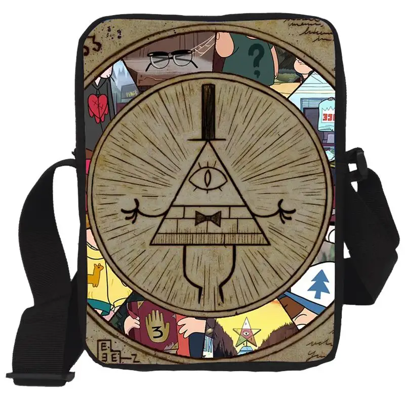 HOT 2016 Children School Bags Boys Gravity Falls Messenger Bag New Fireman Sam School Bags