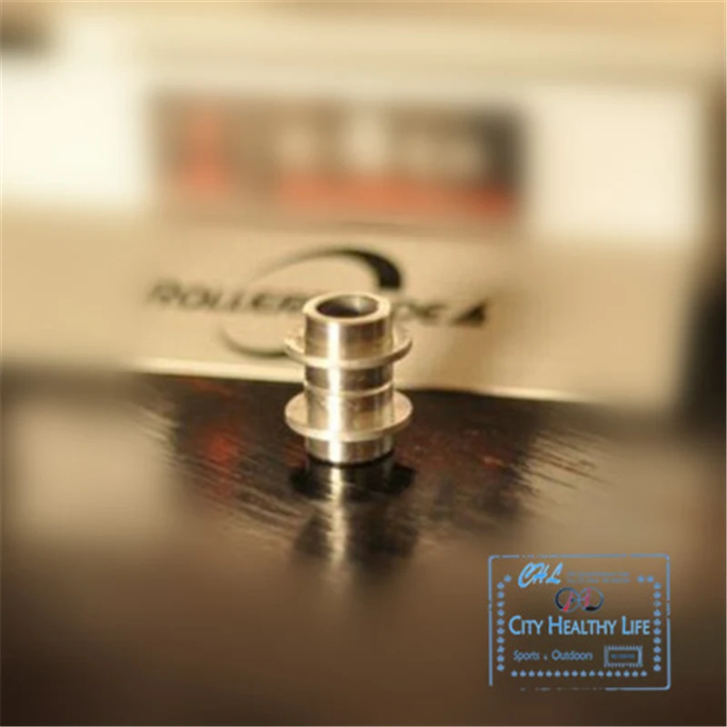 10 Pieces Silver / Golden Skating Bushing Spacer, 10mm Length, For Inline Roller Skates / Scooter / Skateboard Wheel Screw Nail