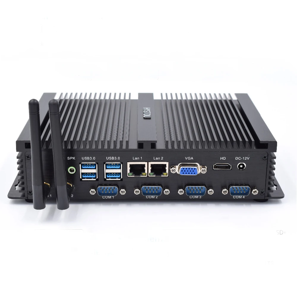 Промышленный компьютер мини ПК Windows 10 Intel Core i5 3317U Celeron 1037U Mini ITX Linux плата с 2 портами