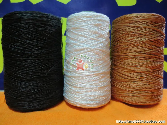 Per 1000 X Cucire M Di 5mm Filo 0 Cerato Scarpe Nylon Forte Cavo SqXwvURx