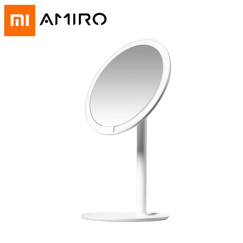 Зеркальный ночник Xiaomi AMIRO HD с регулируемой яркостью и регулируемой яркостью, устойчивый Дневной светильник, косметический зеркальный светильник для макияжа