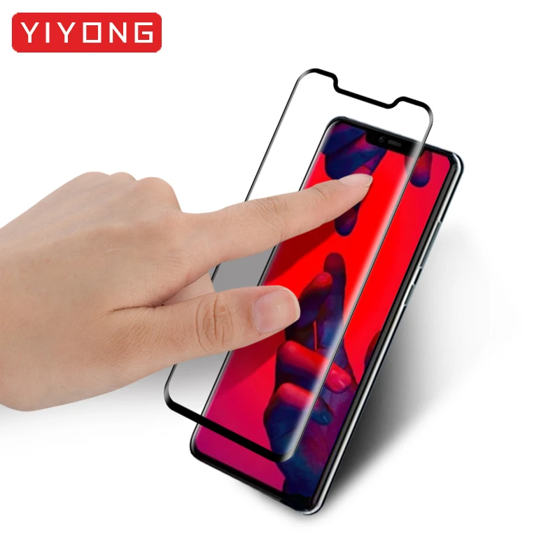 Изогнутое 3d стекло YIYONG с закругленными краями для Huawei Mate 20 Pro закаленное Защитная