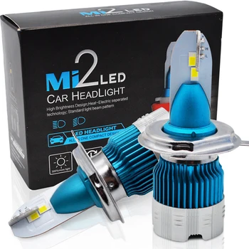 

2X Car Headlight H4 LED H7 LED H1 H11 9005/HB3 9006/HB4 50W 6000LM Auto Headlamp Fog Light Bulb