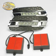 Sncn LED дневного света для Mercedes Benz W164 ML280 ML300 ML350 2006-2009, водонепроницаемая 12 В DRL противотуманных фар украшения