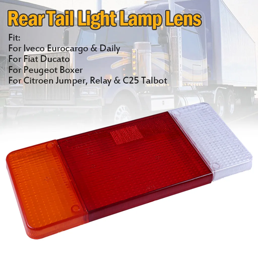 

Common Fitment On Car Transporters Rear Tail Light Lamp Lens For Peugeot Boxer Fiat Ducato Iveco Eurocargo & Daily