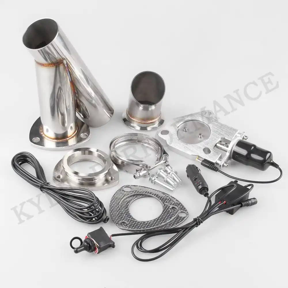 ... 2" 2.25" 2.5" 3" Electric Stainless Exhaust Cutout Cut Out Dump Valve  ...