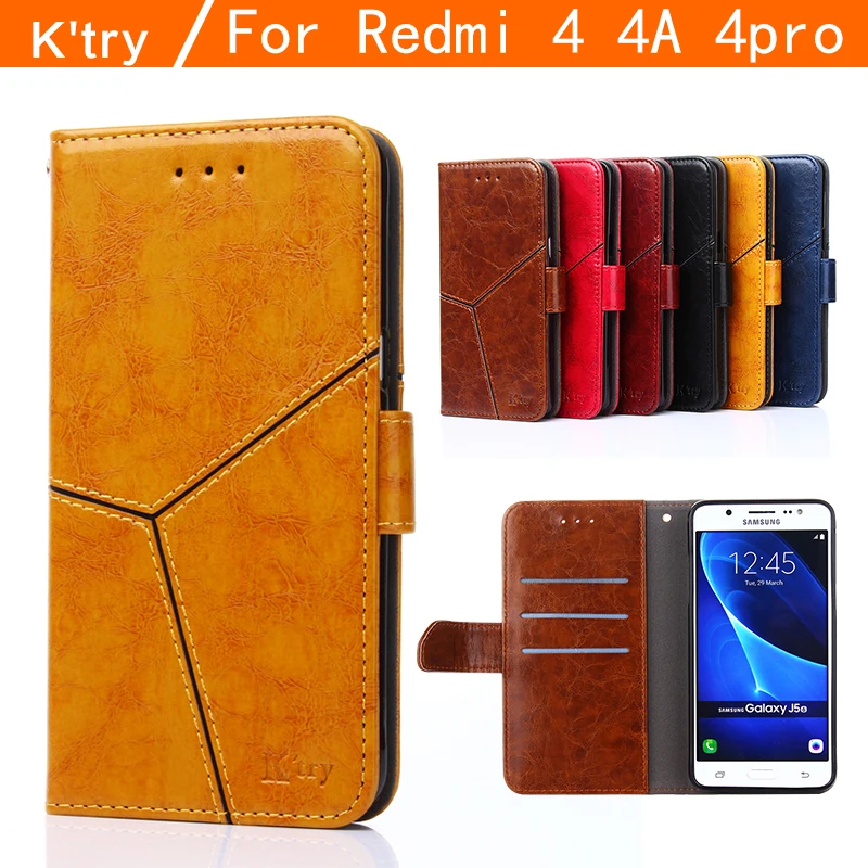 

Redmi 4a case xiaomi redmi 4 pro case cover redmi 4 case flip case K'try original Xiaomi Mi Redmi 4 leather funda capa coque 5