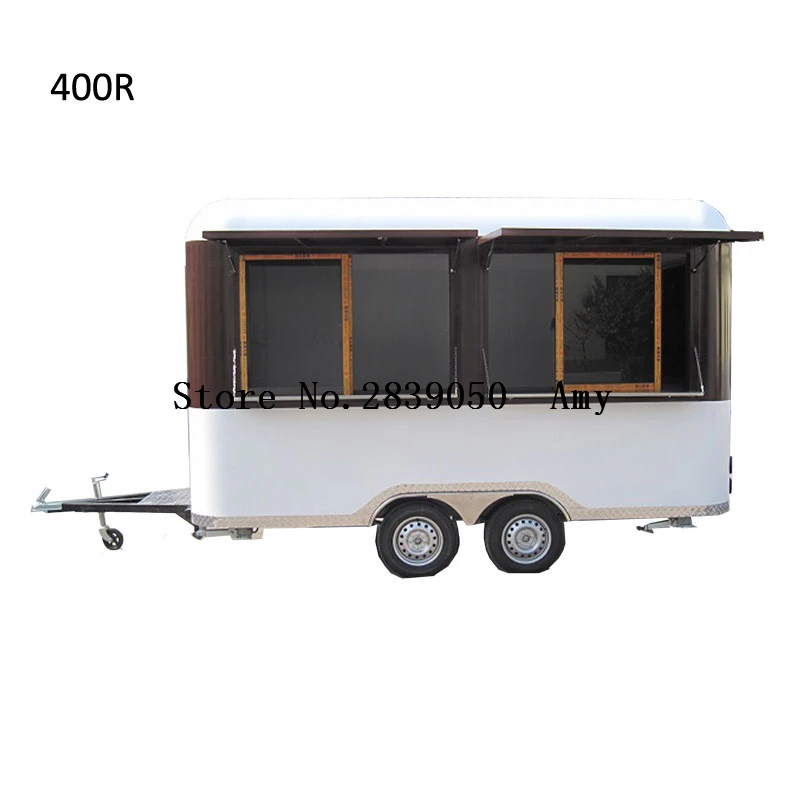 Antique food cart mobile food steamer cart kiosk van trailer for sale