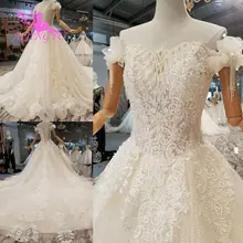 AIJINGYU vestidos de boda de dos piezas de talla grande baratos hermosos diseñadores de cristal Vintage precios de lujo vestidos de boda Londres