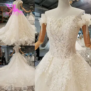 

AIJINGYU Two Piece Wedding Dress Gowns Plus Size Cheap Beautiful Vintage Crystal Designers Prices Luxury Wedding Dresses London