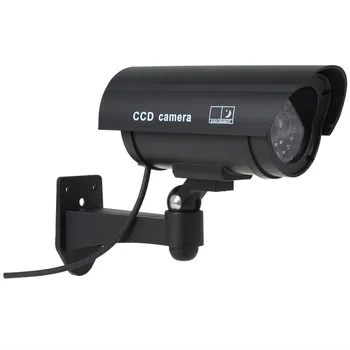 

Black Bullet IR Fake Dummy Surveillance Security Camera with Light LED Sensor