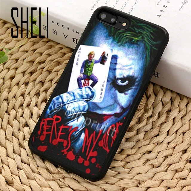 SHELI Batman Dark Knight Movie Collection Joker Phone Case Cover For iPhone 5 6 6s 7 8 plus 11 pro X XR XS max Samsung S7 edge |