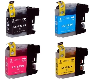 

Free shipping for BROTHER LC123 Ink Cartridge for BROTHER DCP-J132W/J152W/J552DW/J752DW/J4110DW Ink jet  Printer