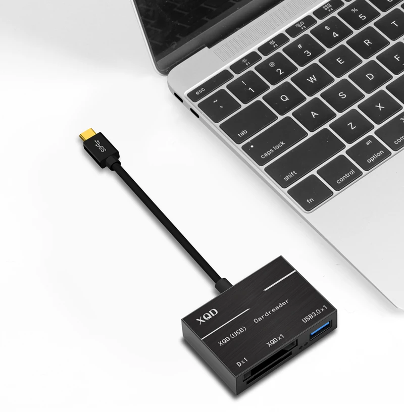 Профессиональный Тип C Card Reader USB 3,0 SD Карта памяти SDHC XQD смарт-карты памяти считыватель карт OTG адаптер для Macbook компьютера