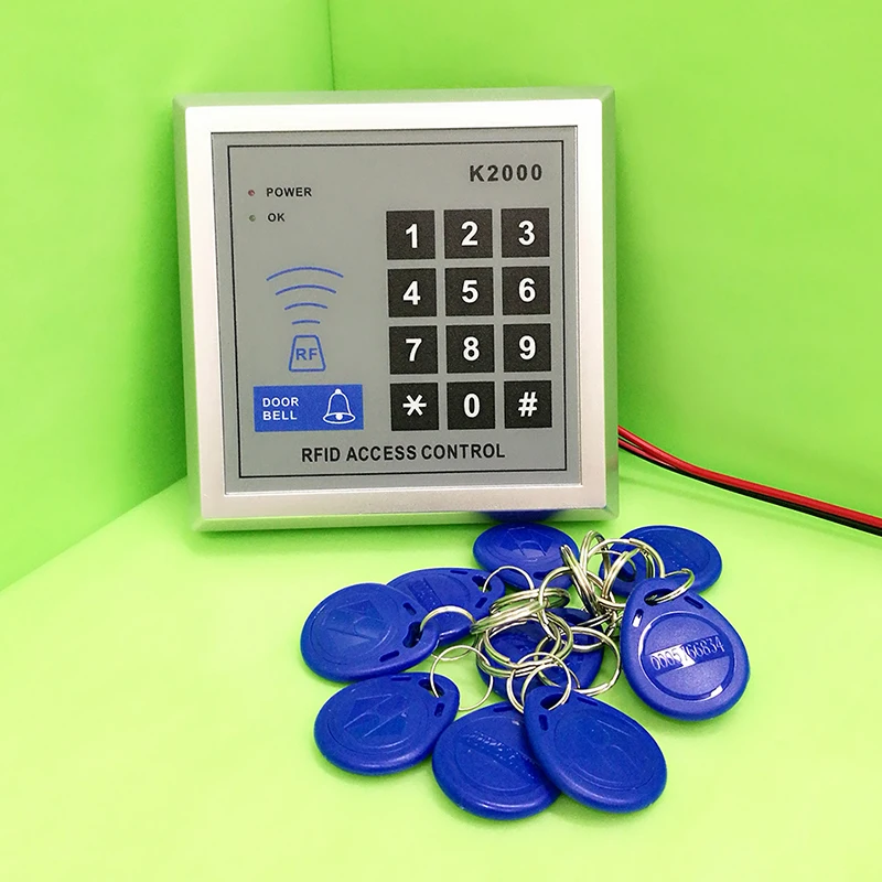 

10 rfid tag+RFID Proximity Card Access Control System RFID/EM Keypad Card Access Control Door Opener