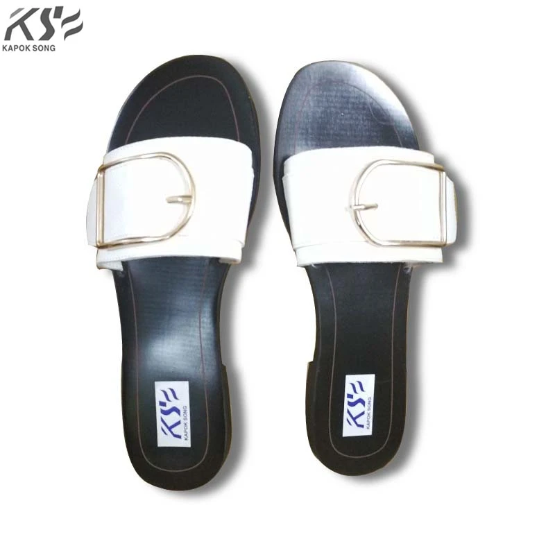 17夏のサンダル女性fashinal高級デザイナーモデルスリッパ本物の牛本当に革レディー靴d優れたスリッパ Cow Leather Slippers Cow Slipperswomans Slippers Lady Aliexpress