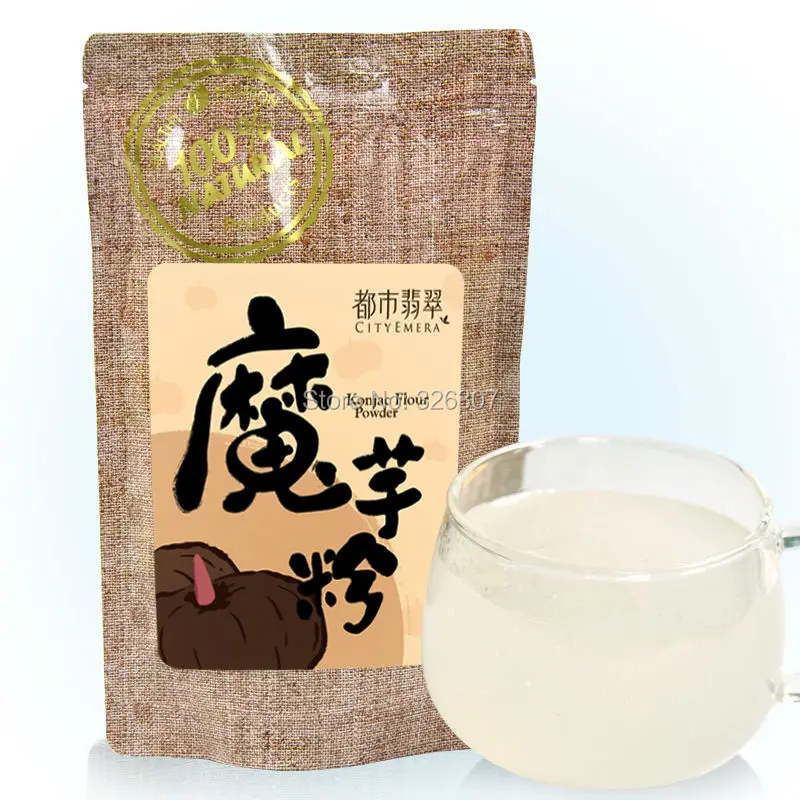 Pure Natural Konjac Powder Dietary Fibers Sugarfree,diabetes Food