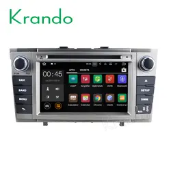 Krando 8 "Android 8,0 для toyota avensis 2008-2013 Автомобильная навигационная мультимедийная система аудио радио, dvd, gps плеер wifi 3g DAB +