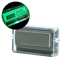 100 шт. цифровой водонепроницаемый 12 В 24 В свинцово-кислотный литиевый LiPo тестер емкости батареи Вольтметр ЖК-метр Индикатор для аккумулятора