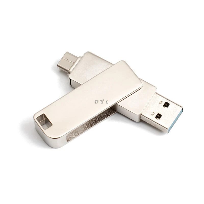 OTG USB Flash флеш-накопитель Флэшка Drive 64 GB У диска USB2.0 Тип-C разъем для внешнего расширения памяти компьютера PC Android телефон