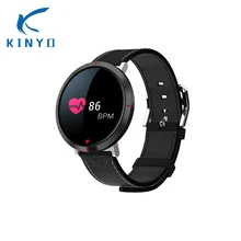 Смарт-браслет цветной круглый экран монитор кровяного давления пульса сна фитнес-трекер Bluetooth Смарт-браслет