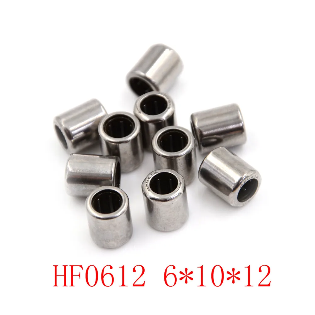 10 шт. 6x10x12 мм HF0612 односторонний игольчатый роликовый подшипник или 2 AXK0619 6x19x2
