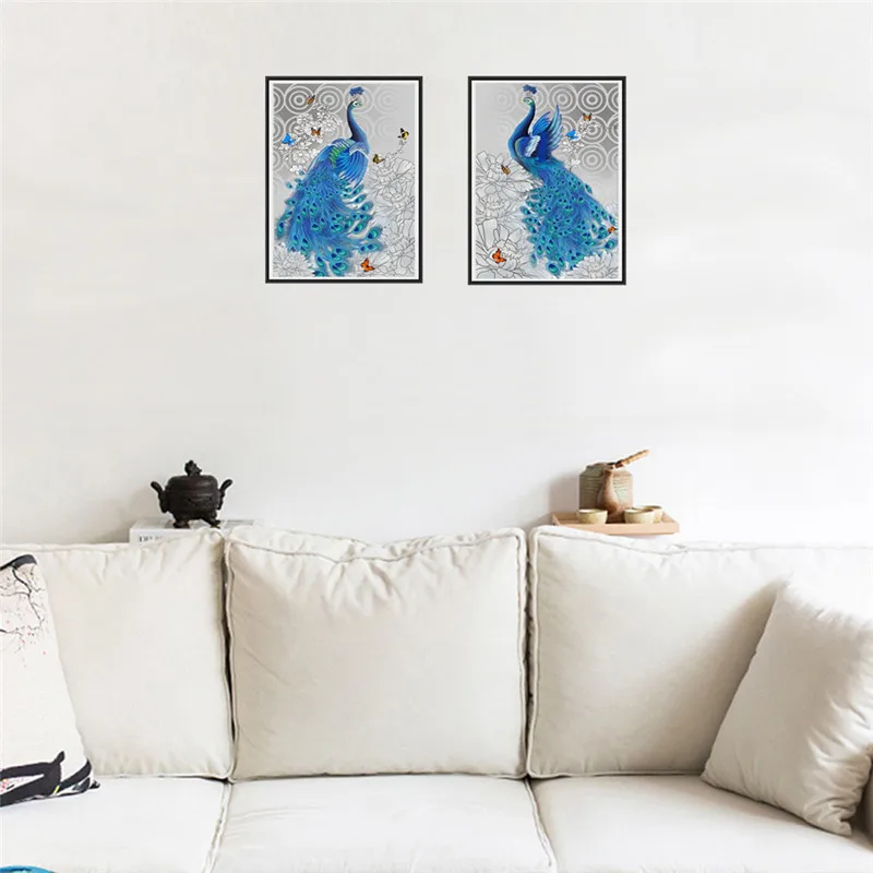 

5D DIY Special Creative Art Abstract Peacock Diamond Painting Cross Stitch All-round Diamond Home Embroidery Diamond Painting