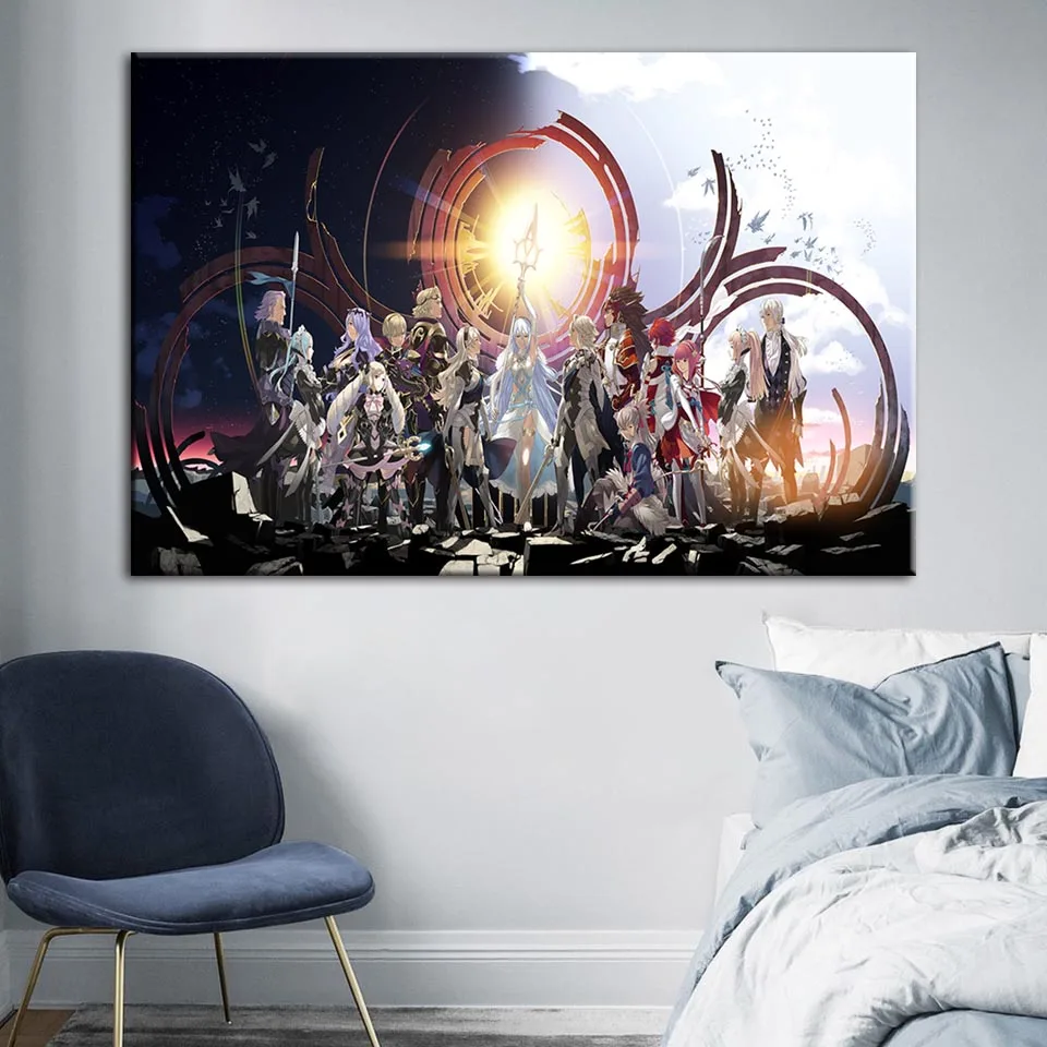 

Canvas Painting Wall Artwork Hd Prints Game Fire Emblem Fates Poster Modular Pictures Home Decoration For Living Room Framedwork