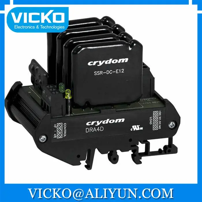 

[VK] DRA4D250D6 RELAY CONT H-BRG 250VDC 6A Relays