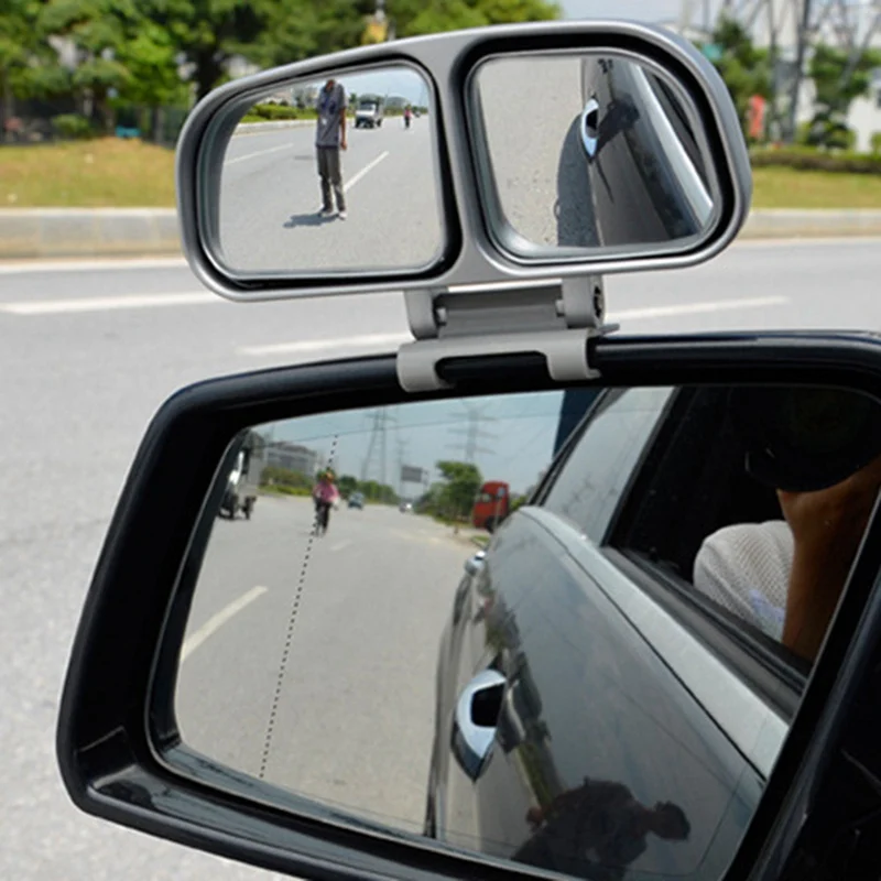 

1Pc Original Blind Spot Square Mirror Auto Wide Angle Side Rear View Mirror Universal Car Double Convex Mirror