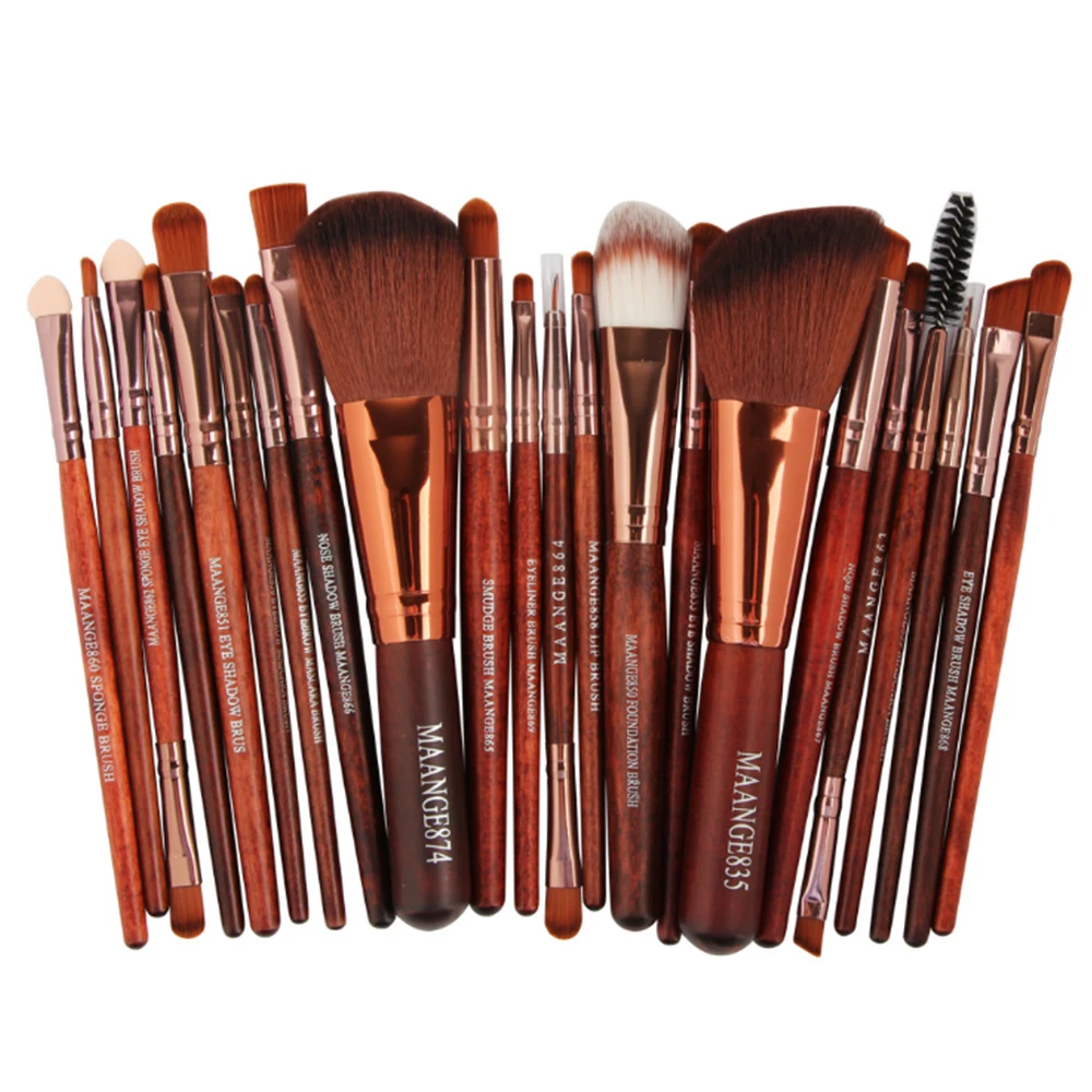 

20/22Pcs Multifunctional Makeup Brushes Set Professional Eye Shadow Blending Eyeliner Eyelash Eyebrow Brush For Makeup Tool
