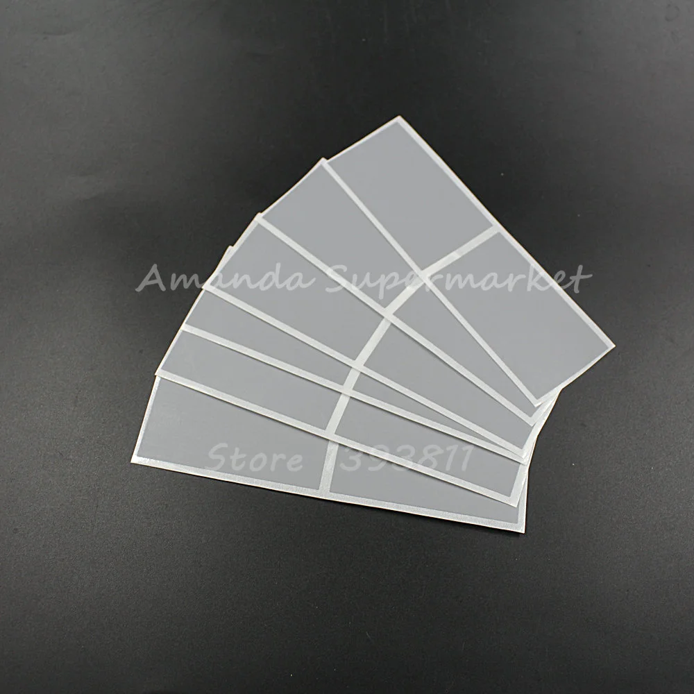 

High Quality Scratch Off Sticker 50Pcs 41*72mm Silver-gray Color Blank For Secret Code Cover Home Game Wedding